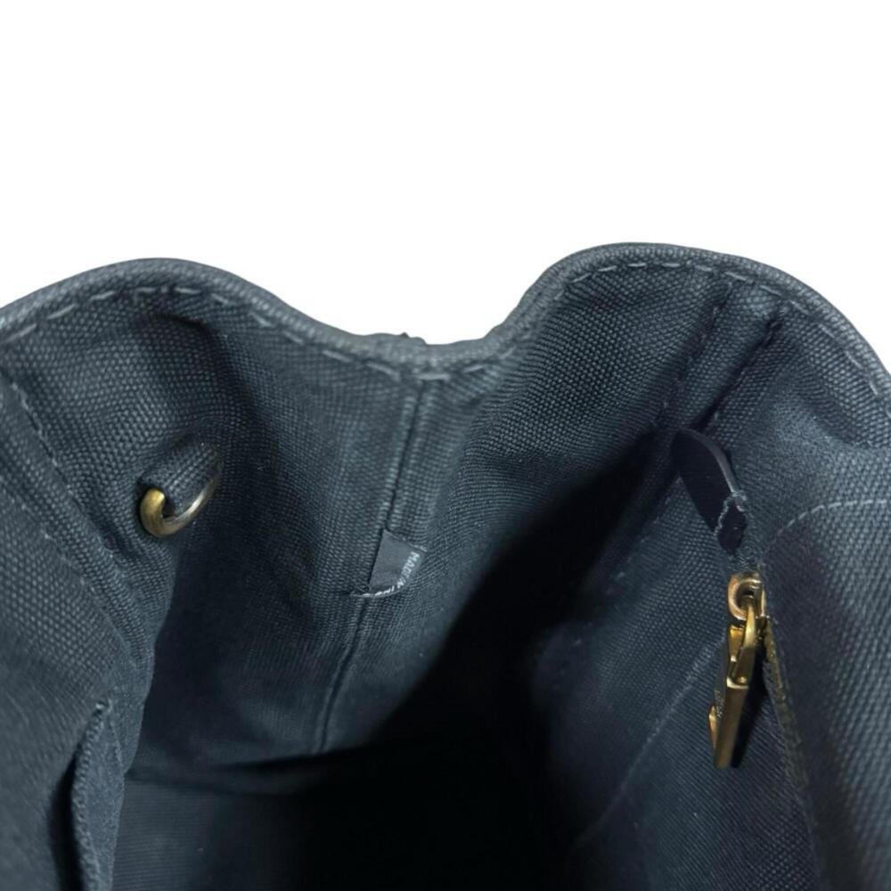 Prada Canapa Shoulder Bag, Canvas IBG439, Black, Women's, PRADA 2-way - Picture 12 of 16